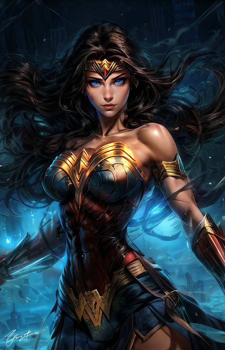 Infinite Wisdom of Diana: Wonder Woman's Quest by HeathJett deviantart.com/heathjett/art/… #wonderwoman #superhero #dianaprince #dccomic #comicart #comics #amazon #ai #aiart #digitalart #jadegretz #fantasyart #fanart #beautifulgirl #aiartwork #aiartcommunity