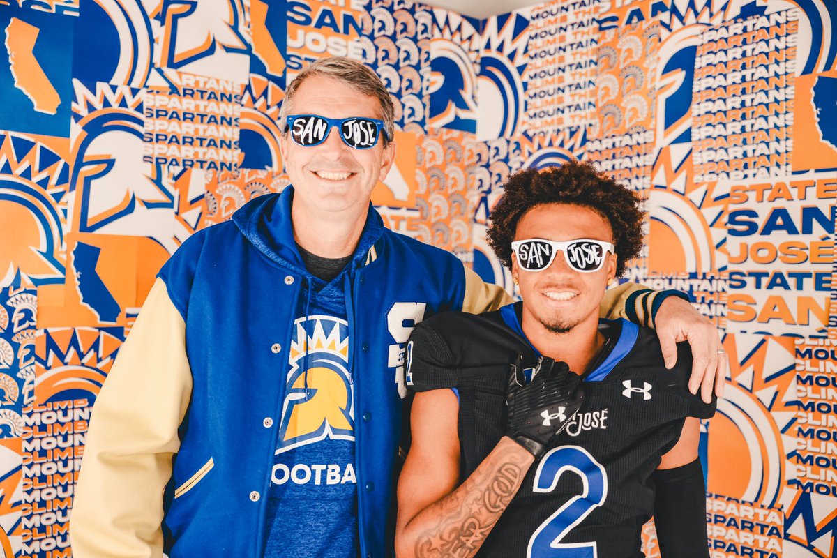 I enjoyed my official visit to @SanJoseStateFB this weekend. I want to thank @CoachBrennan @TheNewEScott  and the rest of the staff for all the love and hospitality ! #ClimbTheMountain 🔵🟡

Big game this week back to work !!#BleedBlue @coachTcsm @CoachDovey @CoachAmoako