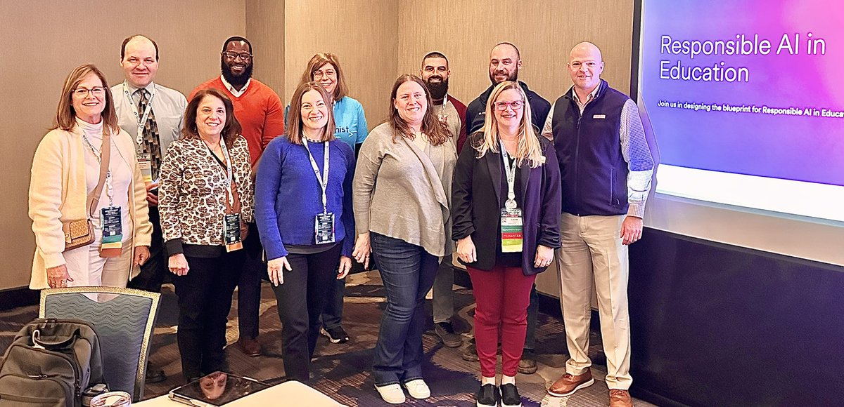 timmerhod's tweet photo. Were you at #NYSCATE23 today? We had a blast with our focus group and session attendees! Let this be a “prompt” for you to visit us tomorrow 😉 @MerlynforEDU #AIforEdu #AIforGood @CDWCorp @CDW_EdStrats #CDWGetsEdu @NYSCATE https://t.co/iISBV0CQk9