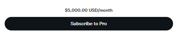 mp98xd's tweet photo. Twitter is trolling right? @XDevelopers is advertising a 5 THOUSAND dollar monthly subscription to build on their platform's APIs that, checks notes, restricted API access not too long ago and is BARELY running. That's a no thanks from me https://t.co/Qb69rOoWxc
