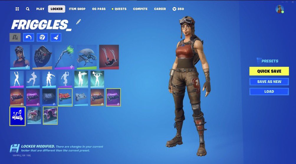 wavepoops's tweet photo. SELLING RENEGADE RAIDER ACCOUNT #Fortnite #FortniteOG https://t.co/WQV4P2V9kr