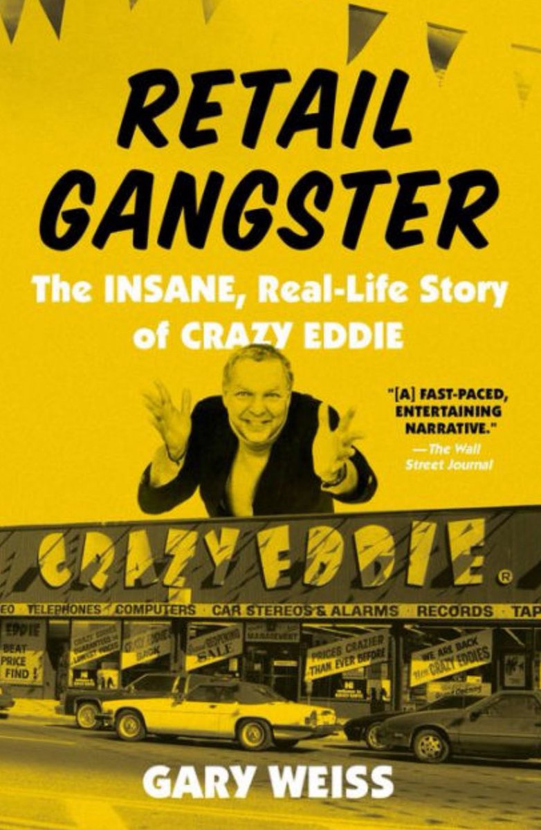 MoreCoffee2024's tweet image. It’s about time someone wrote a book about #CrazyEddie.  The commercials were legendary, the tagline iconic, and the fraud so historic it’s discussed in business school courses nationwide. The story of Crazy Eddie is insaaaaaaane!!! #ToReadList