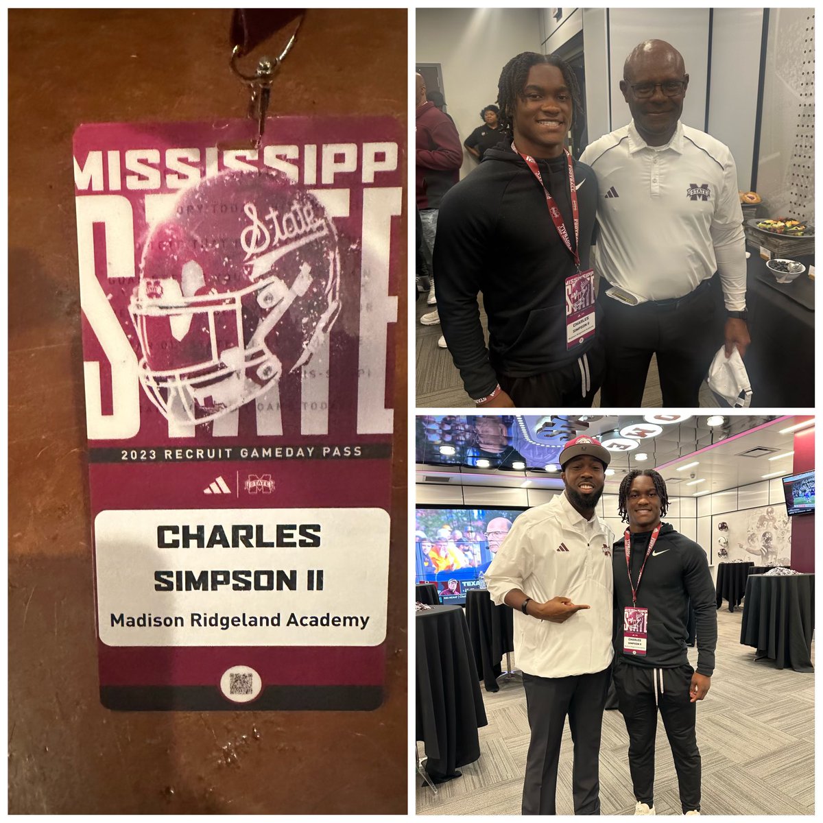 Charles Simpson, II (@charles3simpson) on Twitter photo I had a Dawg ๐พ gone great time in StarkVegas on Saturday. Thanks for the invitation <a href="/CoachTonyHughes/">Tony Hughes</a> <a href="/CoachUno1/">Courtney Williams</a>
<a href="/HailStateFB/">Mississippi State Football</a> <a href="/CoachGregKnox/">Greg Knox</a> I had a Dawg ๐พ gone great time in StarkVegas on Saturday. Thanks for the invitation <a href="/CoachTonyHughes/">Tony Hughes</a> <a href="/CoachUno1/">Courtney Williams</a>
<a href="/HailStateFB/">Mississippi State Football</a> <a href="/CoachGregKnox/">Greg Knox</a>