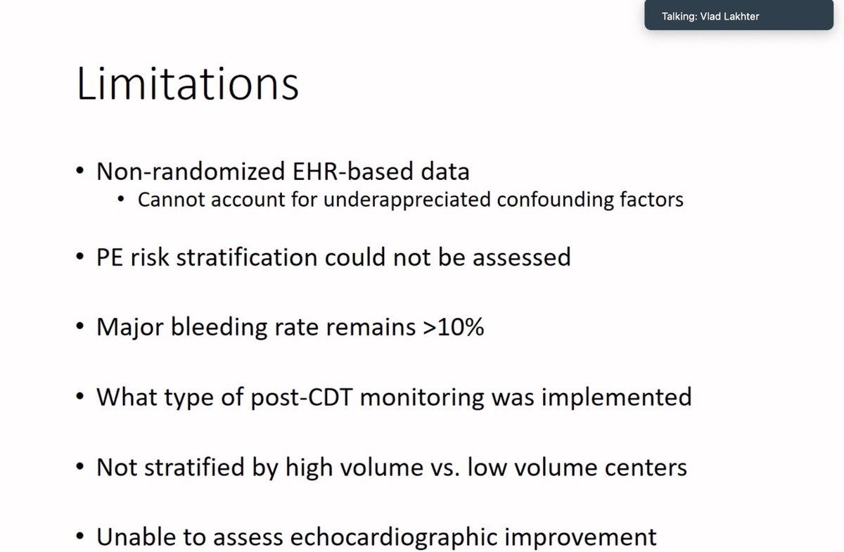 EKOS vs Flowtriever thrombectomy is not always a straightforward decision. Risk of bleeding 🩸 is REAL for both groups although no difference in 30-day readmission, in-hospital death, or ischemic strokes. mcusercontent.com/a8631a3042d8dd… #VascMedJC #SVM @VMJ_SVM @VladLakhter