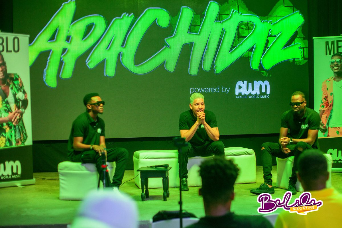 Kèk imaj lansman <a href="/ApacheWmusic/">apacheworldmusic</a> ki te fèt 19 novanm lan ak 2 premye atis label <a href="/Tjozenny31/">Tjozenny</a> an ki se <a href="/melo_idiz/">Melo_idiz</a> ak <a href="/pablo_idiz/">Pablo_idiz</a> | 📸 : Brad Photography #BelideMagazine