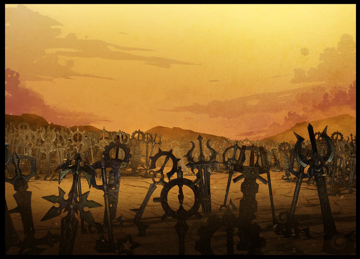 RedMoonDragon_'s tweet image. The dust blows high in the Keyblade Graveyard...

Art made for @KHGuidebook !
#KingdomHearts #KH #KH3