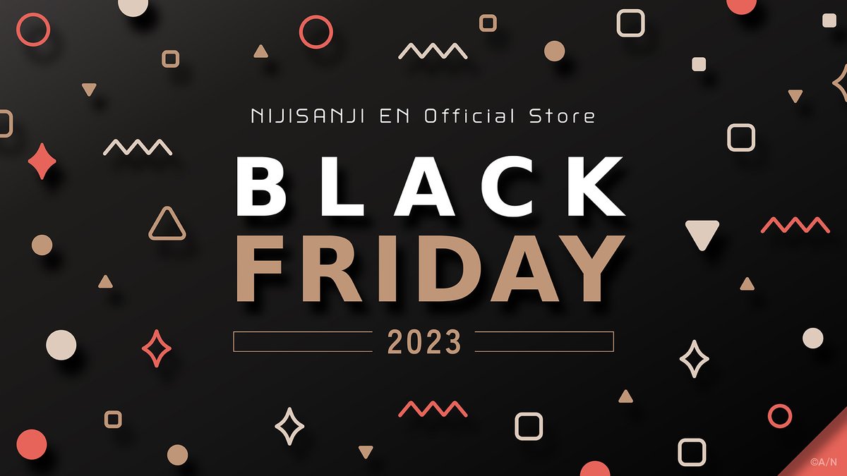 NIJISANJI_World's tweet photo. 【BLACK FRIDAY 2023 campaign starts】

The big sale is on! Don't miss out🏃

🔻Details:
https://t.co/3fdajU3VWr https://t.co/K0fkCzDd9g