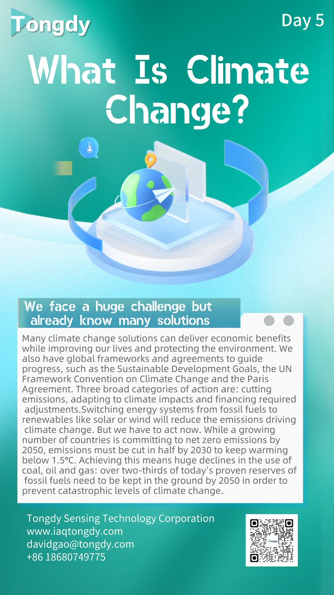 TechnologyTong1's tweet image. Day 5 What is Climate Change? #climatechange