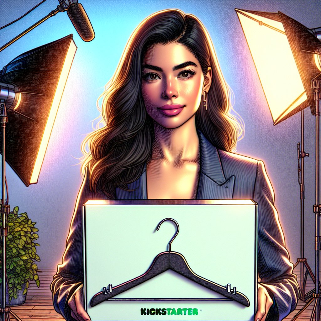 Divine_machine's tweet image. Woman's innovative foldable hanger design sweeps the internet, smashing her Kickstarter goal by 500% in mere hours. #ViralDesign #KickstarterSuccess