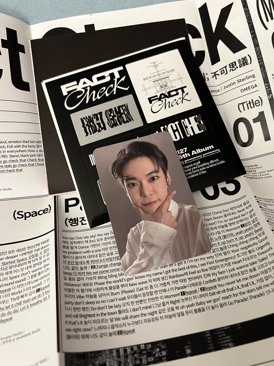 eunoiiia_'s tweet photo. baby’s first nct album……me pulling doyoung’s photocard in haechan’s cd is just [chef’s kiss] the dohyuck supremacy!! https://t.co/x3A3x7ROTI