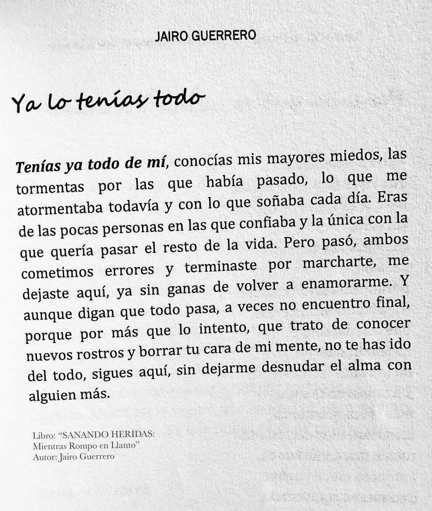 Libro: “Sanando Heridas: Mientras Rompo en Llanto” 📓