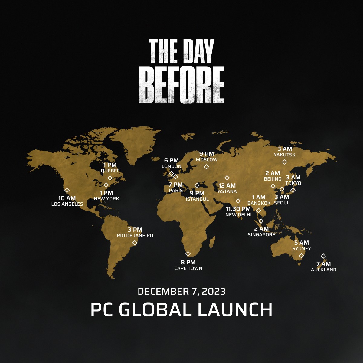 gamespark's tweet photo. ゾンビサバイバルMMO『The Day Before』世界各地での早期リリース開始時間を公開―日本は12月8日午前3時より解禁
https://t.co/aMKwwOzA4A https://t.co/RHVkyNmLm0