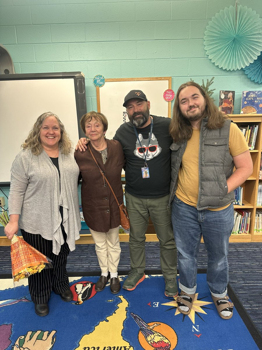 SpringRunSTEAM's tweet image. Congrats to our SRES Teacher of the Year, Mr. Steven Kaminski and our Support Staff of the Year Mrs. Emily Rivera! #springrunfun