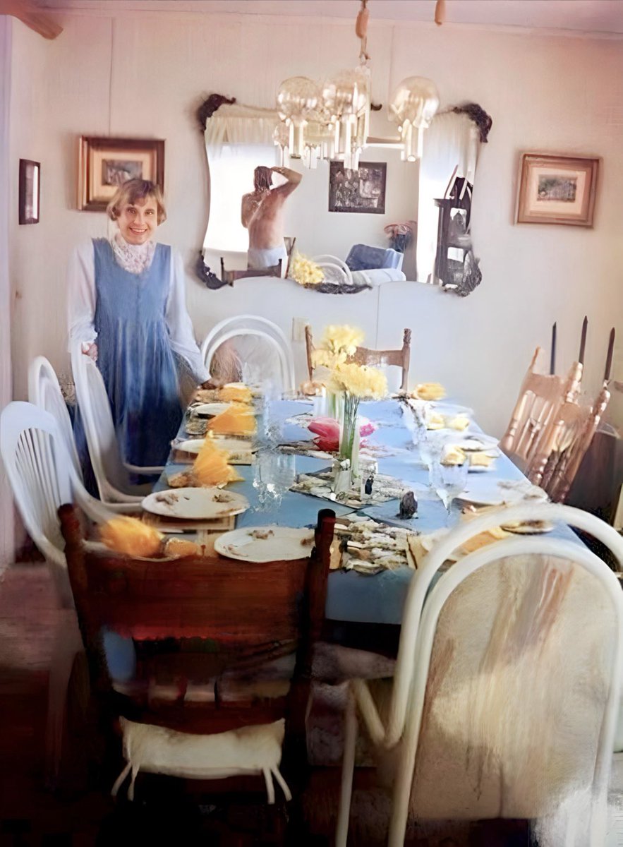 Come on, Carl, hurry up and get ready! The kids are almost here. 

Sure Marge, let me take just one more of you by the table.