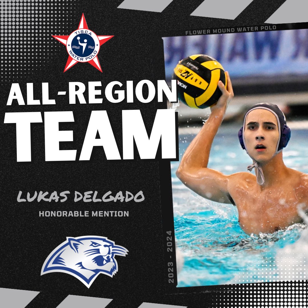 Congratulations to Lukas Delgado on being named @TISCAtx Water Polo All-Region Honorable Mention! #GoJAGS