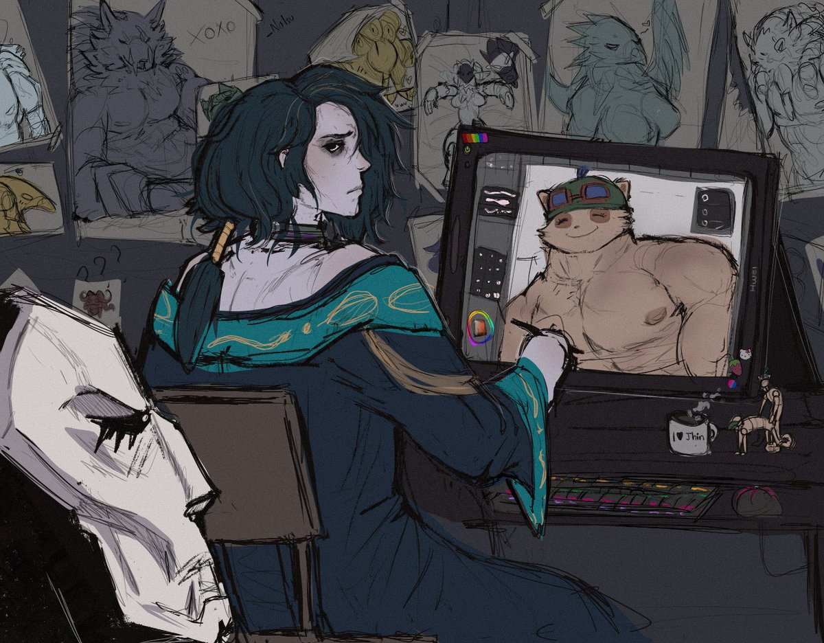 _Na1su's tweet photo. His commissions are open 🎨🖌
#Hwei #LeagueOfLegends https://t.co/70pYUraG7w