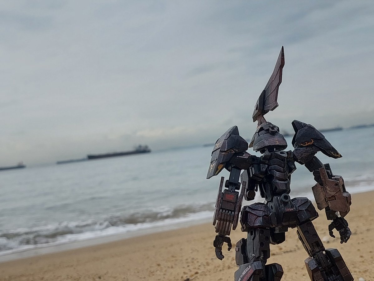 pholyphonicOD's tweet image. #frameArms #Kotubukiya
#gunpla 

The beach is a good place to rest