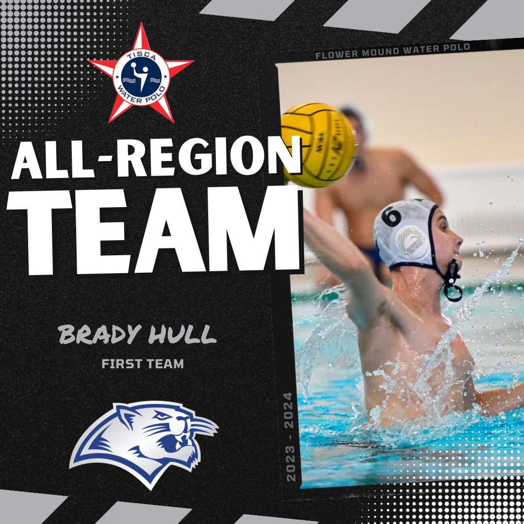 Congratulations to Brady Hull on being named to the @TISCAtx Water Polo All-Region First Team! #GoJAGS