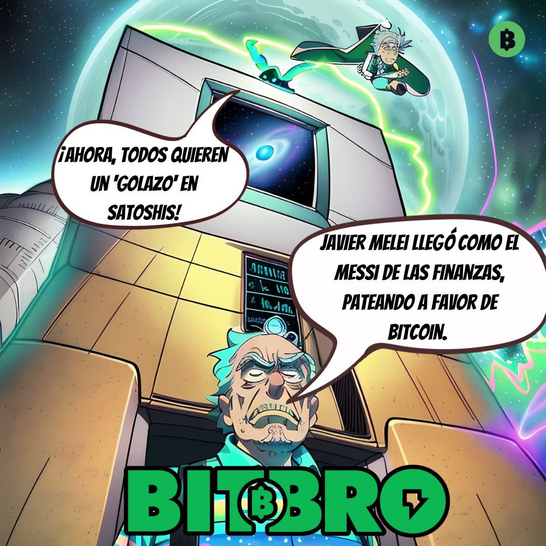 ElBitbro's tweet image. "¡Revuelo en Argentina! 🇦🇷 Por primera vez, un presidente desafía el statu quo financiero, abriendo la puerta a #Bitcoin como fuerza liberadora. 💪🌐 Un cambio histórico que ilumina el camino para los países vecinos. 🚀💼 #ArgentinaBitcoin #javiermelei #blockchain