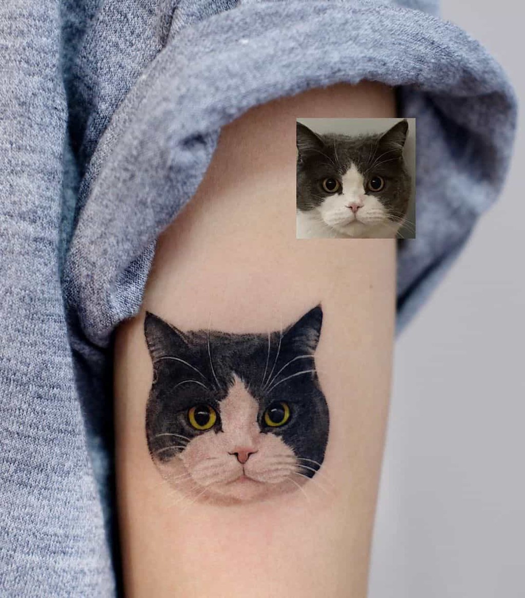 Minimal tattoos of cats often showcase a single cat silhouette with clean black lines and minimal details.

Read more 
lttr.ai/AKOnF

#MinimalistTattoos #Tattoo #Tattooartists #Tattooideas #Inked