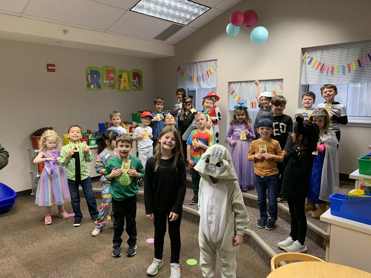 Today we dressed up as our favorite FUNdations keyword to celebrate completing unit 1!