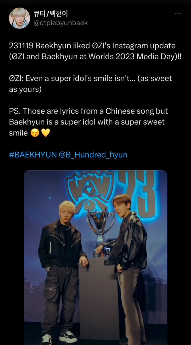 SAGITAURUS2706's tweet photo. another day another new fanboy of Baekhyun😍 https://t.co/ryOdBXBxcH