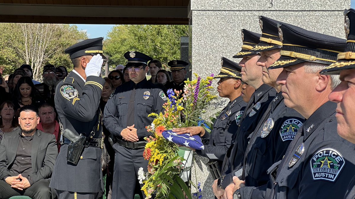 Today we laid our sister Senior Police Officer Kristy Astran to rest. Kristy’s smile, laughter and big heart will be missed. Thank you for serving <a href="/Austin_Police/">Austin Police Department</a> and our community with open arms. Rest easy my friend.