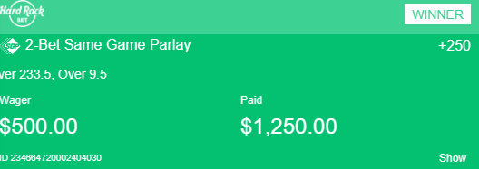 Parlays4_Days's tweet photo. VIP Leans—where winners keep cashing in! 🤑 Join the Telegram Leans Party with over 200 subs and let's keep those victories rolling!
Leans crushed it last week and on the way to another killer week!
🎉📈 #VIPWins #BettingSuccess https://t.co/sW3CiFFGX6