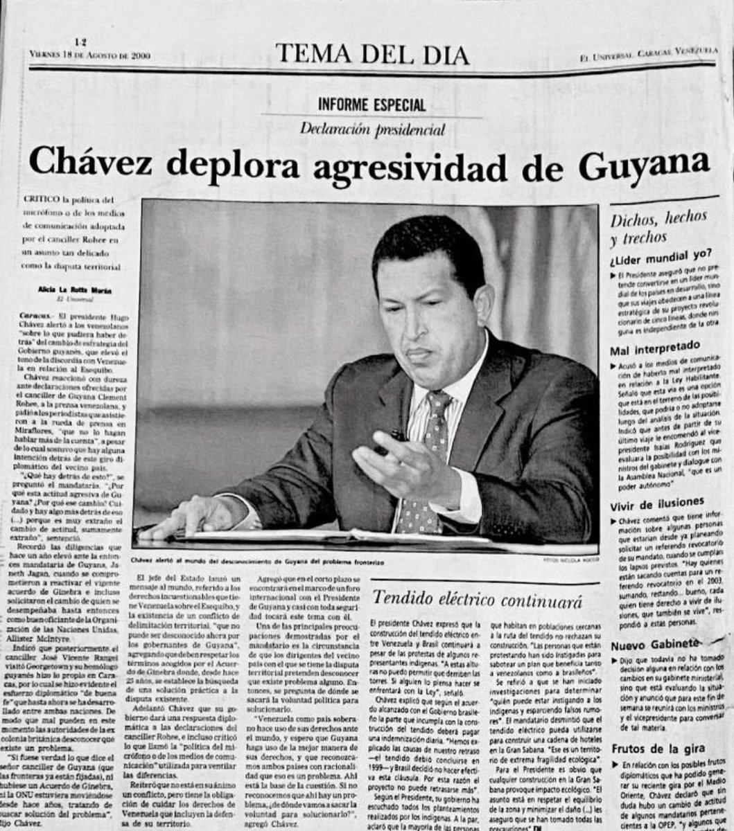 #Vota5VecesSí 🇻🇪| Hoy la Patria nos convoca a luchar en unión; no nos dejemos arrebatar lo Nuestro💪

¡El Territorio Esequibo es de Venezuela!

#22Nov