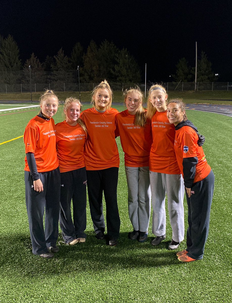 GsoccerLHS's tweet photo. Our players who represented LHS Girls Soccer at the Senior All Star Game! Thank you FC Frederick and the Frederick Soccer Hall of Fame for organizing this event! https://t.co/gDwr5M3Dm7