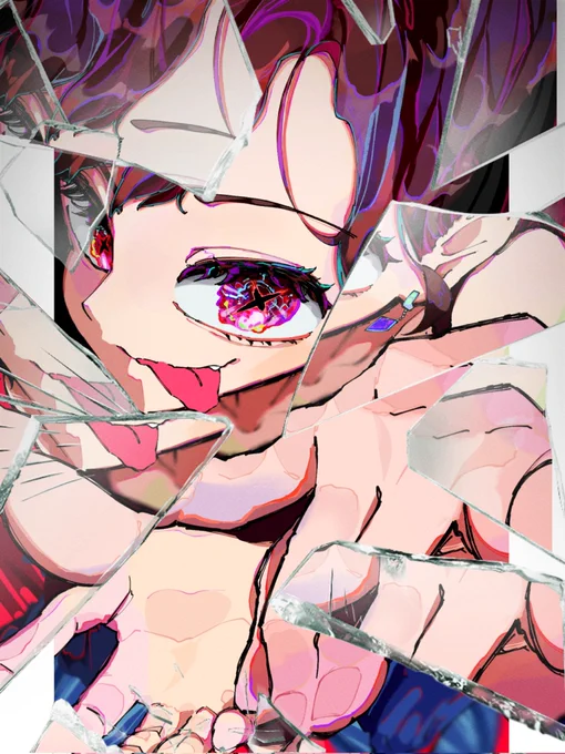 俺もやってみたけど、ちょ、サイズが…  #イラスト