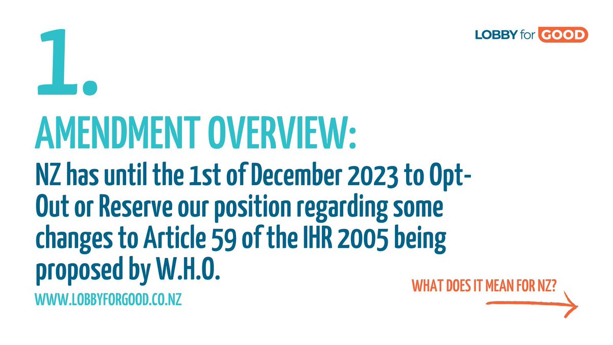 LobbyForGoodNZ's tweet photo. 1/2
Help us shape New Zealand’s Future when it comes to how we handle potential threats. Check out our latest #LobbyforGood campaign that has over 20,000 kiwis wanting NZ to opt out or reserve our decision until the new governments have a chance to look over the details #nzpol https://t.co/wF5NMlCcU1