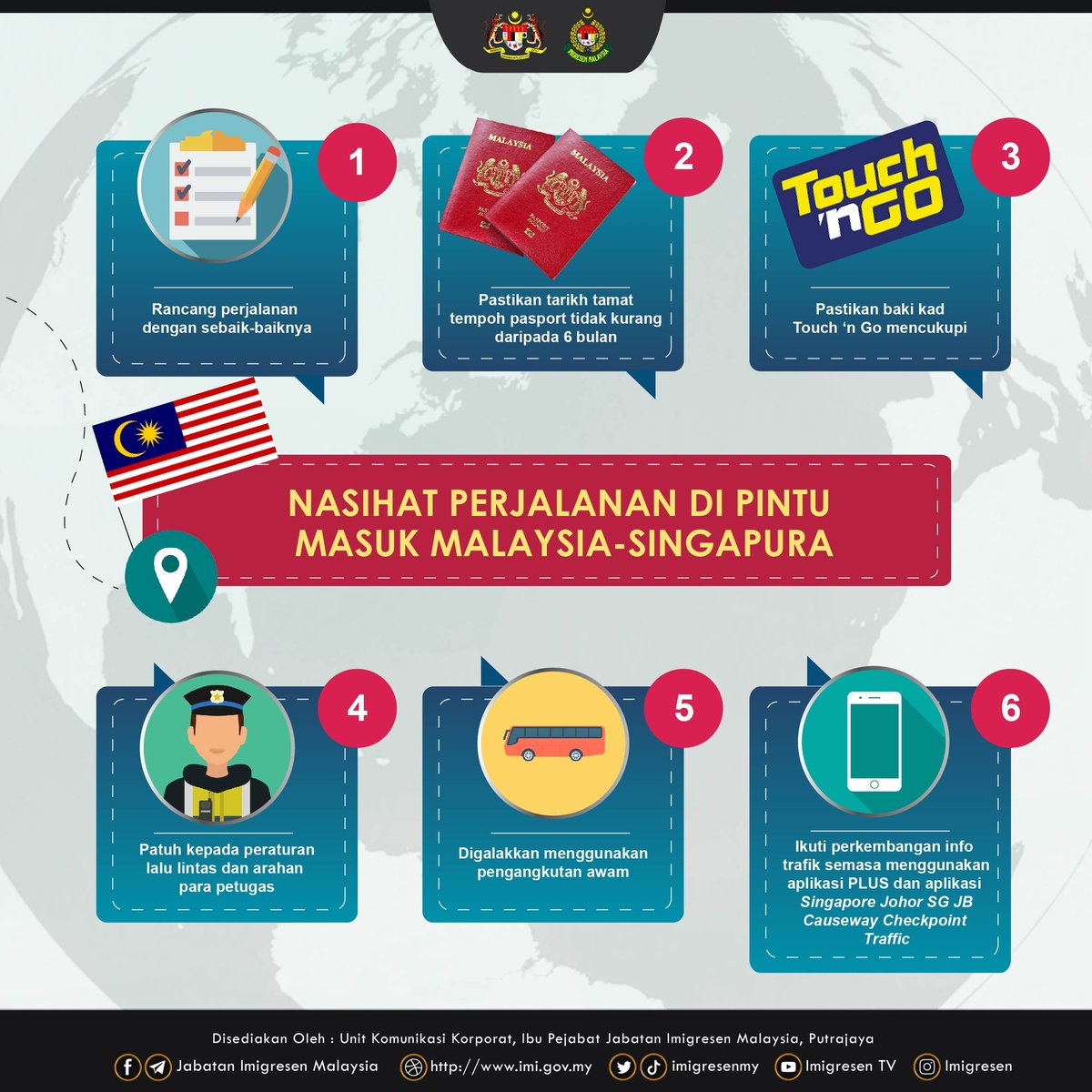 [HEBAHAN] Nasihat Perjalanan Di Pintu Masuk Malaysia-Singapura 

facebook.com/10006904903530…