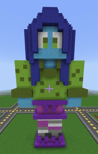 ItzBlxzingShock's tweet photo. I did Ruby in Minecraft!! How did it turn out? (Front & Back) #RubyGillman #RubyGillmanTeenageKraken #TeenageKraken #minecraft #TeenageKrakenMovie #RubyGillmanMovie https://t.co/L9ldOSF6r0