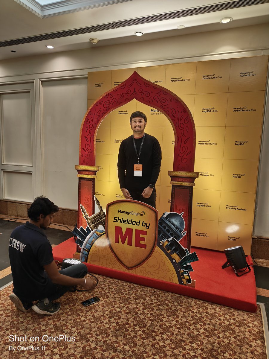 tmanas2004's tweet photo. Attending shield 2023 an iam cybersecurity event
#ShieldedByME https://t.co/UJNyxbVm4E