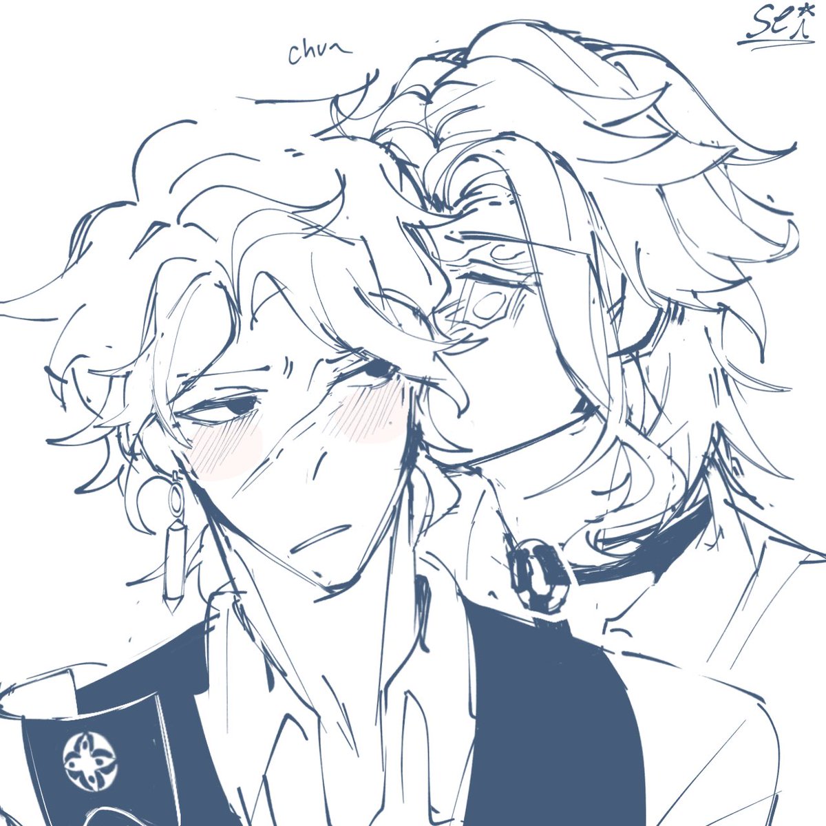 ThePl4netG4y's tweet photo. 🧪🎀
Day 1: Kissing..?

#DottoDottWeek2023
#Dottore
#Dottodott https://t.co/V9KDG6Bh0T