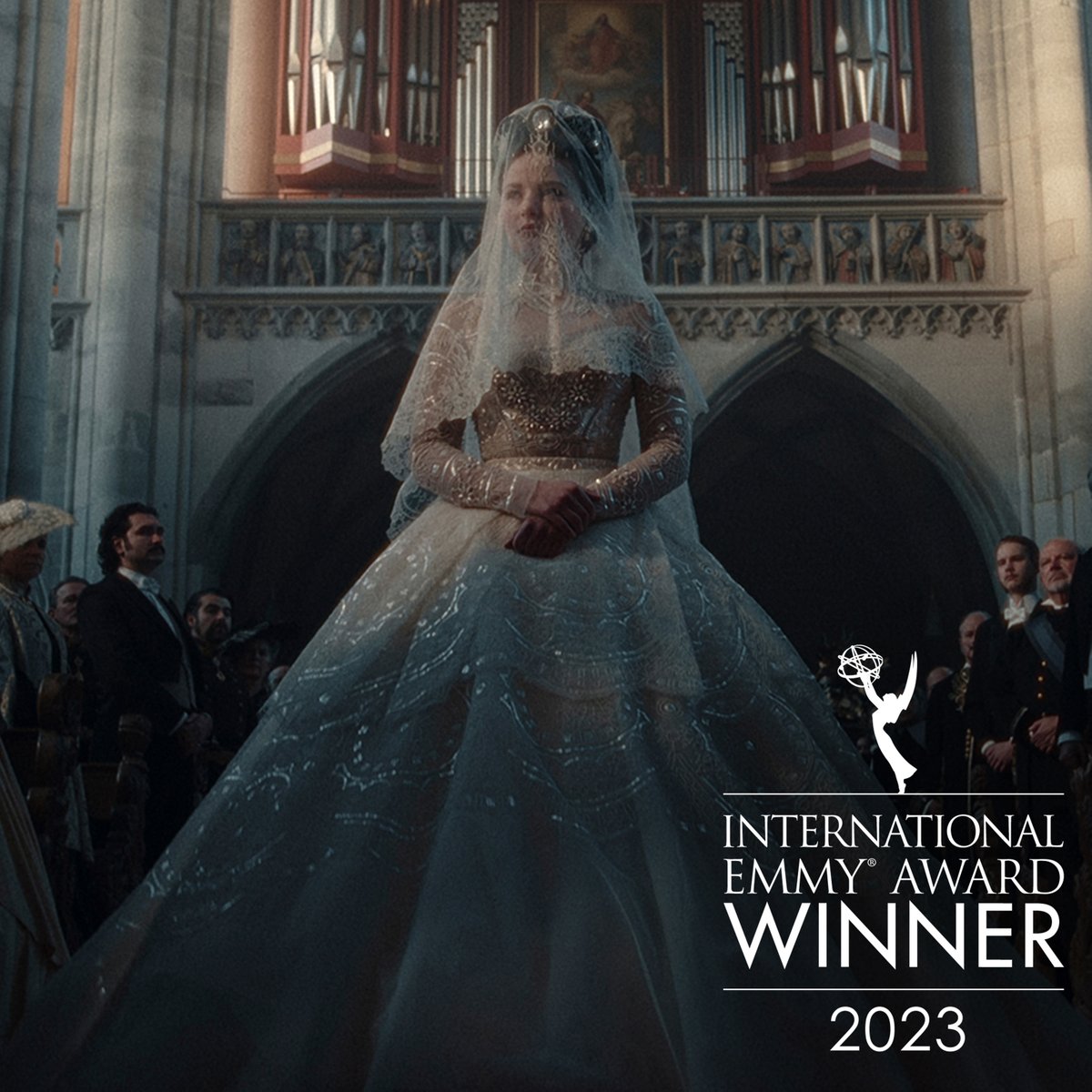 The International Emmy for Drama Series goes to 'The Empress” produced by Sommerhaus Serien GmbH / Netflix #iemmyWIN