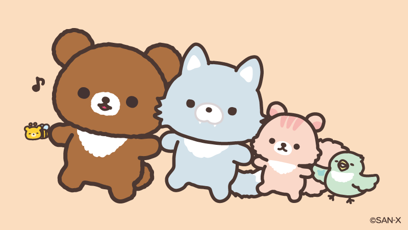 Chairoikoguma_5's tweet photo. みんなでおてて繋いで♪ https://t.co/3eK16L4kiO