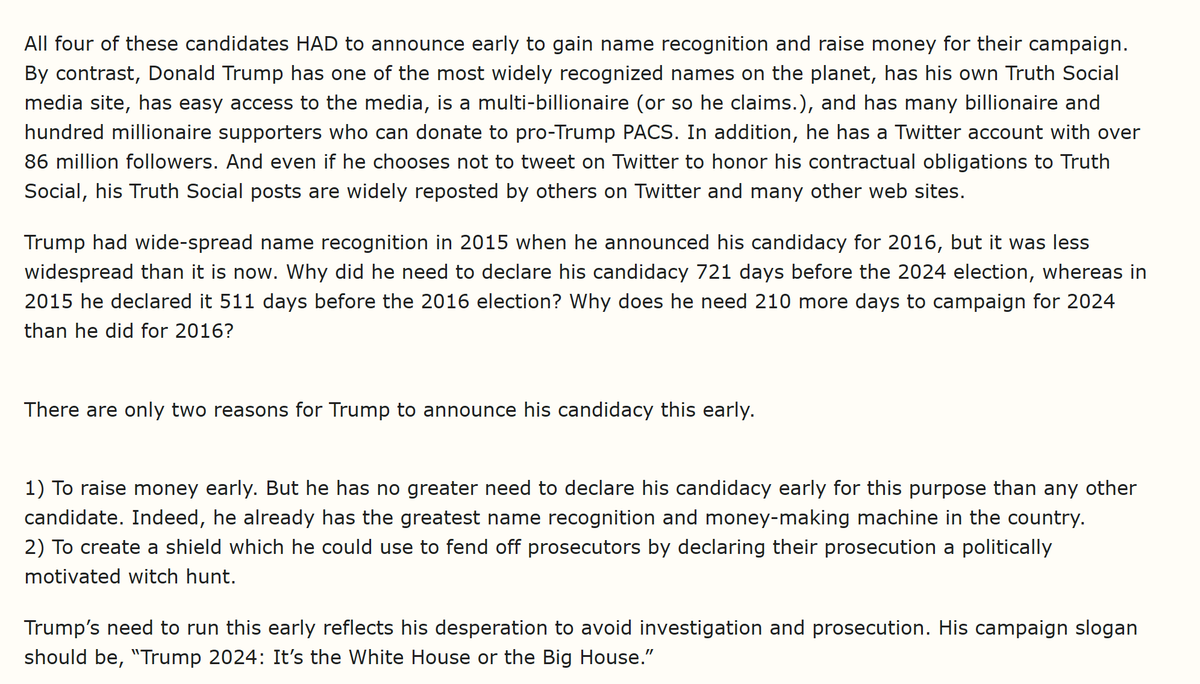 RobinSMessing's tweet image. Indicting Donald Trump Is Not Election Interference. His Campaign Is Prosecution Interference

themessinglink.com/TrumpIndictment