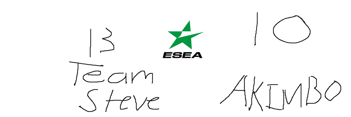 Big Win for #TeamSteve Tonight over <a href="/akimboes/">Akimbo Esports</a> !

GGs!

#SignTeamSteve