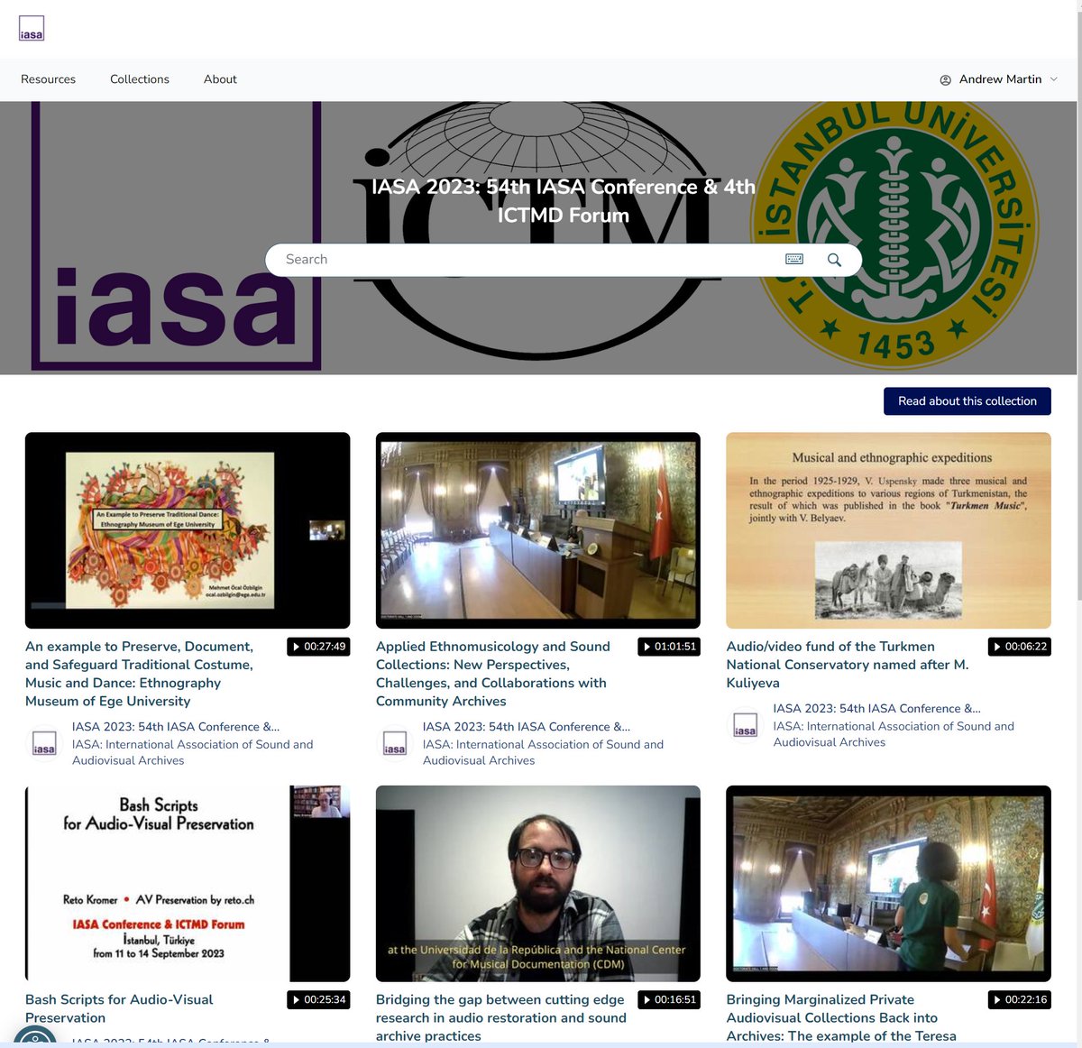 iasa_web's tweet image. The 54th IASA CONFERENCE &amp;amp; 4th ICTMD FORUM Presentations Now Available to stream from the Aviary platform! Registered delegates will have access to the collection.
 
Please find the link below to access the presentations:
 
iasa.aviaryplatform.com/collections/24…