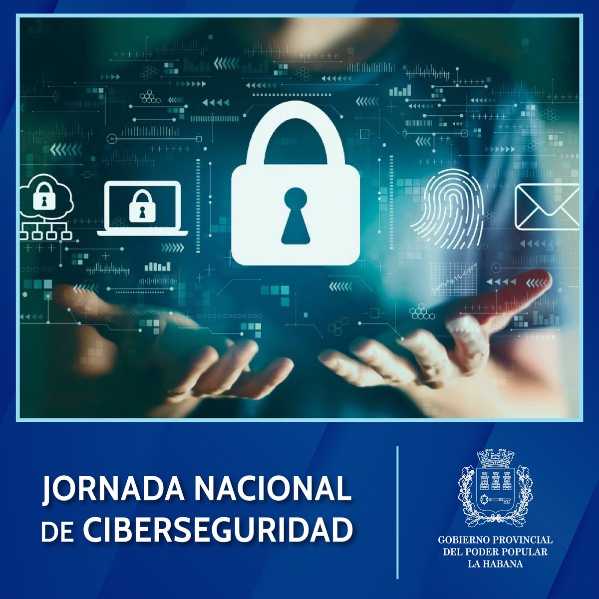 📢 📲 En #Cuba 🇨🇺, II Jornada Nacional de Ciberseguridad, del 20 al 30 de noviembre. #LaHabanaDeTodos <a href="/torres_iribar/">Luis Antonio Torres Iribar</a> <a href="/YanetHzP/">Yanet Hernández Pérez</a> <a href="/JesusOtamendiz/">Jesús Otamendiz Campos</a> <a href="/mora_aly/">Aly Martinez Mora</a> <a href="/MINCOMCuba/">Ministerio de Comunicaciones Cuba</a> <a href="/JovenClubHabana/">Joven Club La Habana</a>