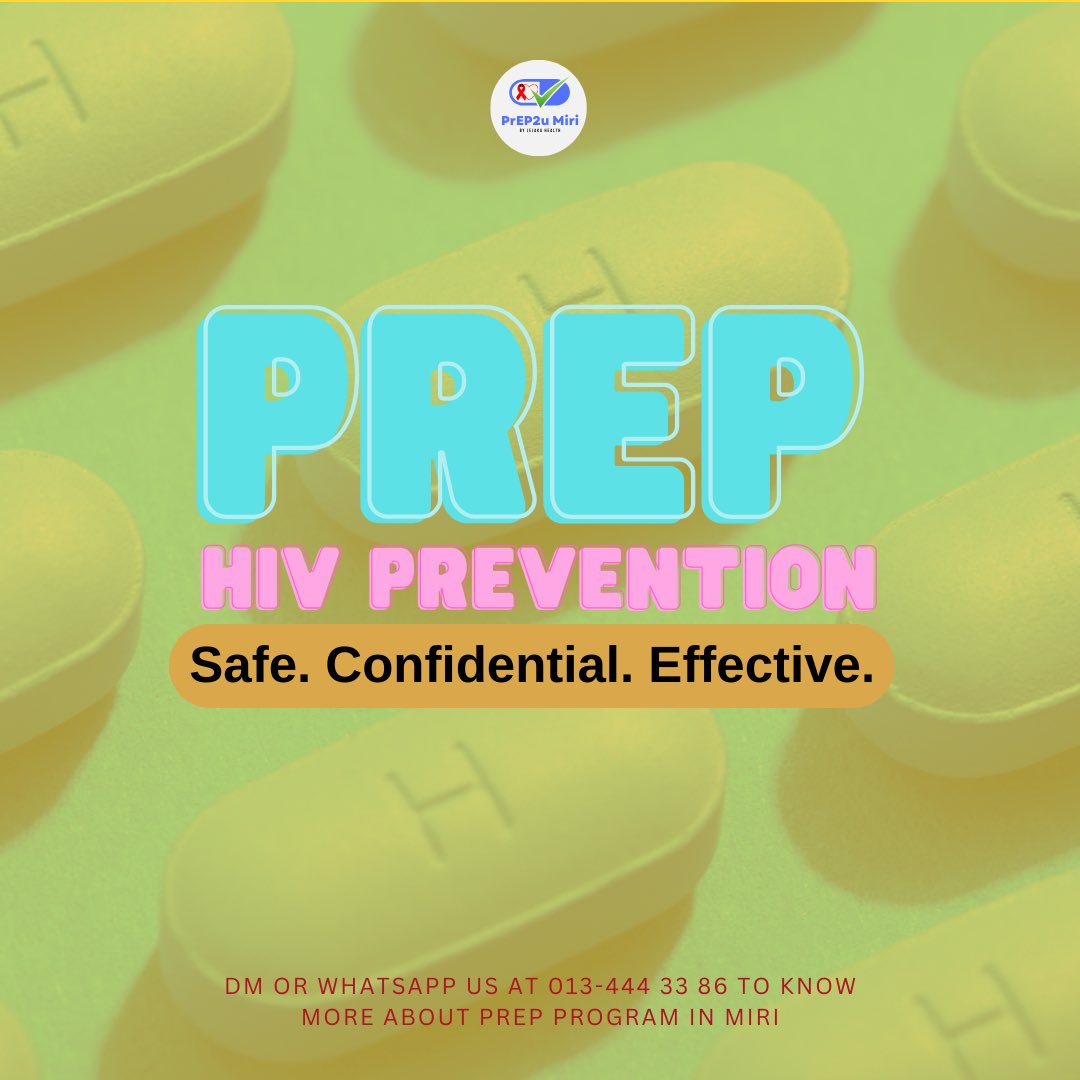 amitysea1's tweet photo. Take PrEP.
HIV Prevention is getting more easy with PrEP. It is safe, confidential & effective.
DM me or Whatsapp at 013-4443386 to know more about this PrEP Program #rethinkprevention #prep2umiri #prepmiri #prepsarawak #hivtestmiri #hivtestsarawak #stdtestmiri #stdtestsarawak https://t.co/Ka94IQ4rzP