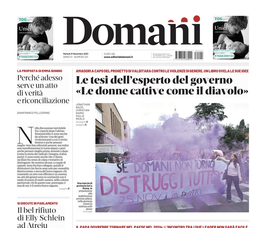 christianraimo's tweet image. &quot;La Ginarchia, la quale fa della superiorità femminile sul maschio, e del conseguente diritto delle donne a spodestare il maschio stesso, nonché a porlo sotto un vero e proprio controllo femminile per arrivare a instaurare un utopico governo mondiale delle donne&quot;