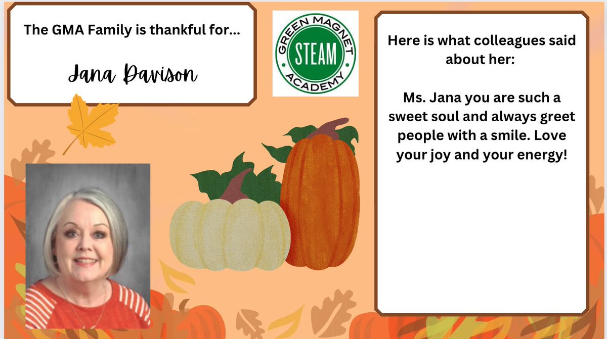 Green Magnet Academy (@gmasteam) on Twitter photo We are so thankful for these members of the <a href="/GMASteam/">Green Magnet Academy</a> family!! #PantherPride #thankful We are so thankful for these members of the <a href="/GMASteam/">Green Magnet Academy</a> family!! #PantherPride #thankful