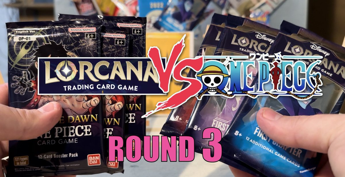 Disney Lorcana The First Chapter Vs One Piece OP-01 Romance Dawn Pack ba... youtu.be/h24ott91t2s?si… via <a href="/YouTube/">YouTube</a>