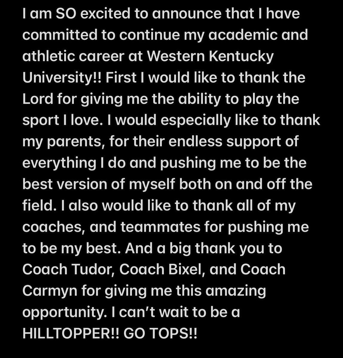 Jozie Lashley (@jozielashley) on Twitter photo I can’t wait to be a Hilltopper!! GO TOPS!! ❤️🤍 <a href="/AmyLTudor/">Amy Tudor</a> <a href="/KaylaBixel/">Kayla Bixel</a> <a href="/CarmynGreenwood/">Carmyn Greenwood</a> <a href="/ryandgreenwood/">Ryan Greenwood</a> <a href="/FusionSB_unruh/">Fusion 18U National Unruh/Greenwood</a> <a href="/FusionSB_/">Fusion</a> <a href="/OldhamEraSports/">Oldham Era Sports</a> <a href="/TheOldhamEra/">The Oldham Era</a> <a href="/OCHSSoftball/">Oldham County High School Fastpitch Softball</a> I can’t wait to be a Hilltopper!! GO TOPS!! ❤️🤍 <a href="/AmyLTudor/">Amy Tudor</a> <a href="/KaylaBixel/">Kayla Bixel</a> <a href="/CarmynGreenwood/">Carmyn Greenwood</a> <a href="/ryandgreenwood/">Ryan Greenwood</a> <a href="/FusionSB_unruh/">Fusion 18U National Unruh/Greenwood</a> <a href="/FusionSB_/">Fusion</a> <a href="/OldhamEraSports/">Oldham Era Sports</a> <a href="/TheOldhamEra/">The Oldham Era</a> <a href="/OCHSSoftball/">Oldham County High School Fastpitch Softball</a>