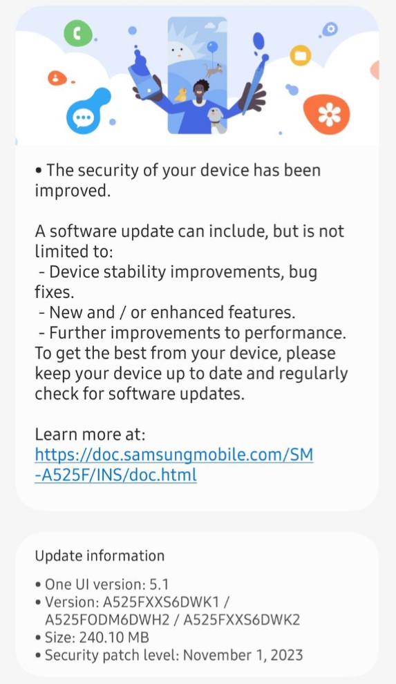 TechActivist666's tweet image. Samsung Galaxy A52 gets November 2023 Security Update 

🔥Available : INDIA 🇮🇳 🇮🇳 🇮🇳

#Samsung
#GalaxyA52
#November2023Update