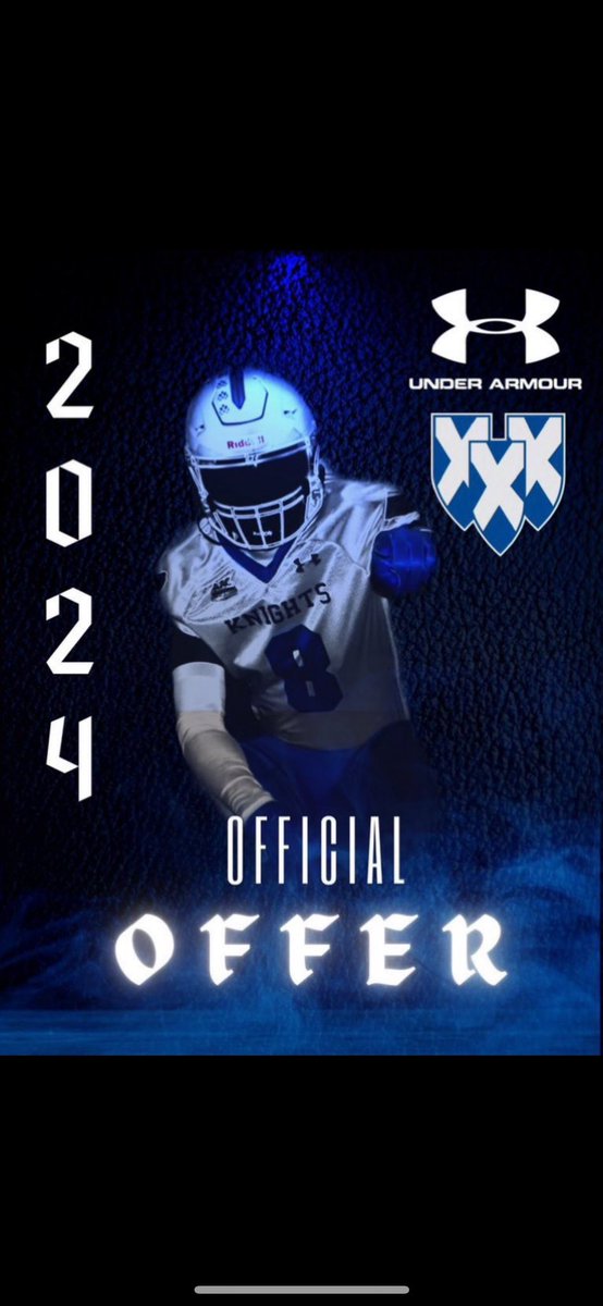 Thankful and blessed to receive my first offer from <a href="/StAndrewsFB/">SAU Football</a> !!!!@YorkRecruits <a href="/_YorkStrength/">York Strength</a> <a href="/JLayman44/">Jason Layman</a> <a href="/Cmac5313/">Casey McSwain</a>