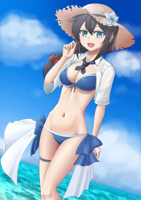 遅刻した! 太もも塗るの好きです #いい太ももの日